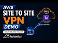 AWS Site-to-Site VPN Demo | Step-by-Step Setup (Beginner Friendly)