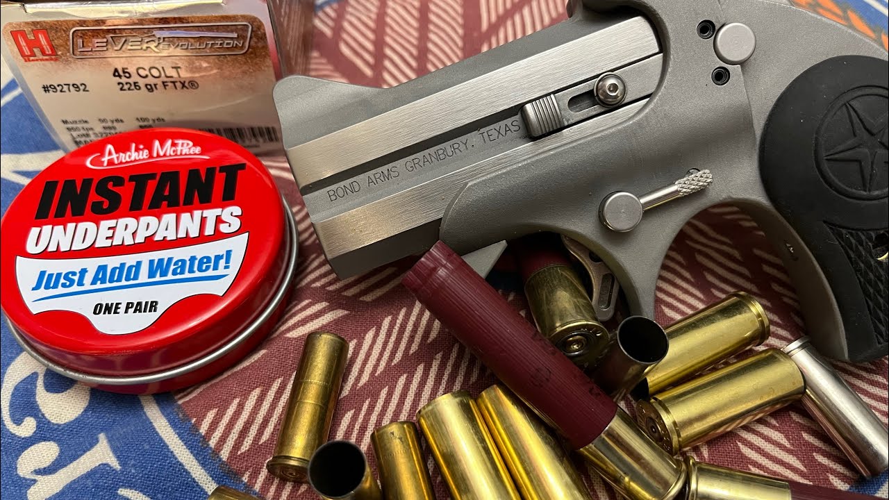 Bond Arms 45 Colt/410 Ballistics Test - Rough ‘n’ Rowdy