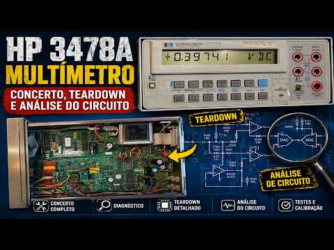 Analise e Teardown do DMM HP3478A