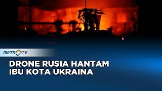 Serangan Rusia Picu Kebakaran Besar di Kiev, Ukraina