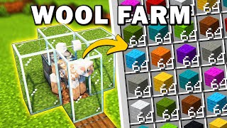 EASY Wool Farm in Minecraft 1.20.4