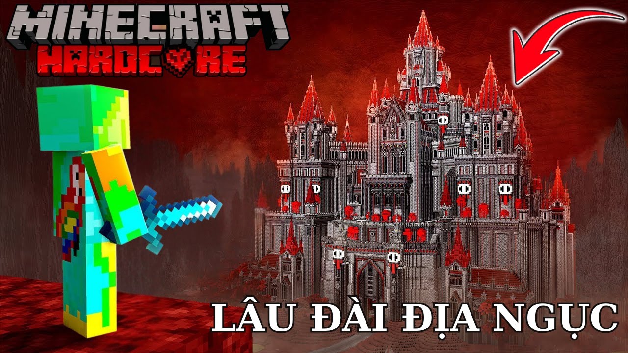 Thử Thách Sinh Tồn 100 Ngày Săn Lùng HẦM NGỤC Nguy Hiểm Nhất trong Minecraft Hardcore