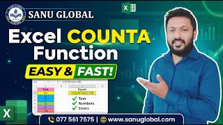 Excel COUNTA Function Made Easy | Step-by-Step Tutorial | SANU GLOBAL