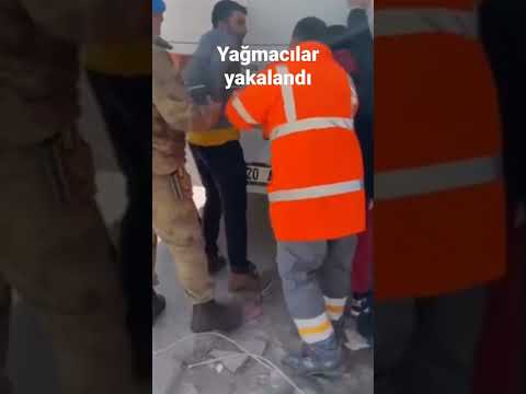 deprem sonrası yağma yapan kişiler yakalandı #kahramanmaraşdeprem #adanadeprem #deprem #yağmacı