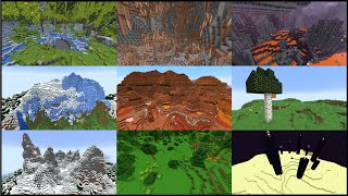 Minecraft 1.18 - All Biomes