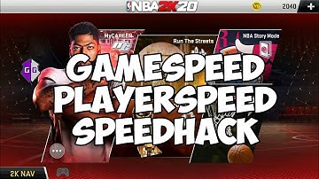 GAMESPEED PLAYERSPEED SPEEDHACK TUTORIAL NBA2K20 v75 v77 v83 v87 v89