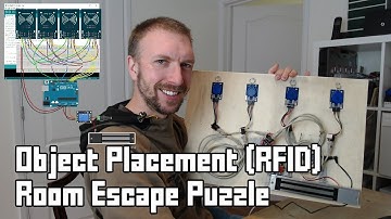 Escape Room Object Placement Puzzle using Arduino/RFID