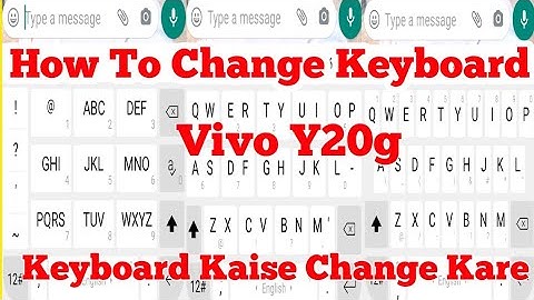 How To Keyboard In Vivo Y20g || Vivo Y20g Keyboard Kaise Change Kare || Vivo Y20g Keyboard Setting