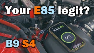 Celebrity Fuel-It! Bluetooth Flex-Fuel Analyzer Makes Switching To E85 Simple And Easy - Audi S4 B9 2018+ Wealth