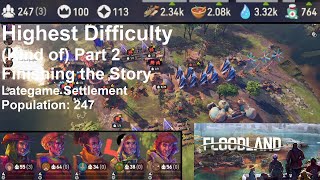 Floodland - Gameplay on Highest Difficulty Part 2 (Finishing the Story) - No Commentary Gameplay