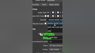 What Encoder should you use for Streaming & Recording (OBS Studio)