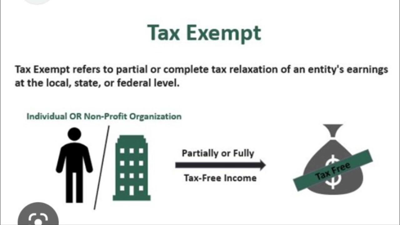 Tax exempt. Tax exempt