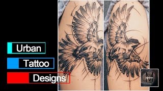 Urban Tattoo Ideas with the Additional Wings