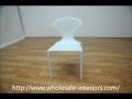 Wholesale Interiors Durante White Plastic Molded Chair Wholesale Interiors Durante White Plastic Molded Chair