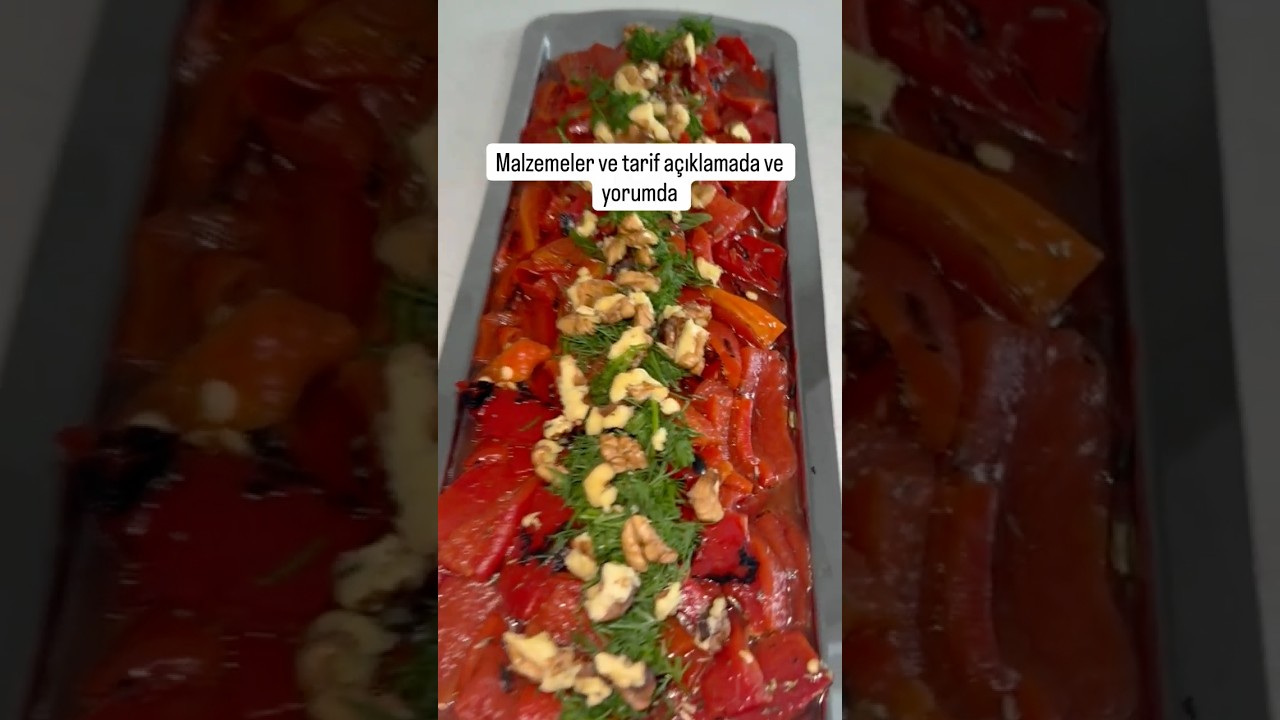Aşırı pratik köz biber salatası. Marketten alıp 10 dakikada yapın 😊 #keşfet ￼￼