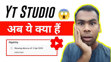 showing data as of: 6 apr 2024 yt studio Problem | showing Data as of 5 Apr 2024 update