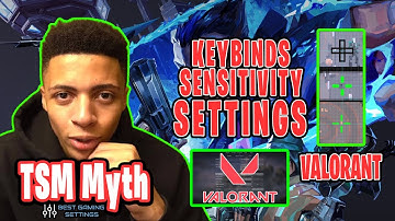 TSM Myth Valorant Settings Sensitivity Keybinds Crosshair and Setup 2021
