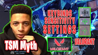 Tsm Myth Valorant Settings Sensitivity Keybinds Crosshair And Setup 2021