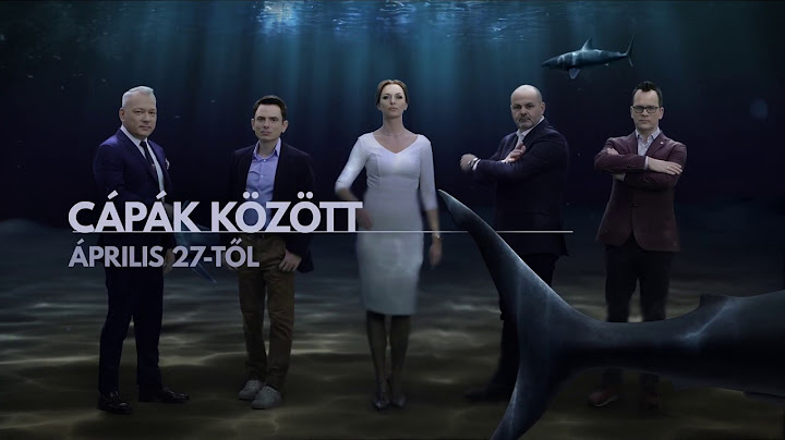 Cápák között 2. évad promó