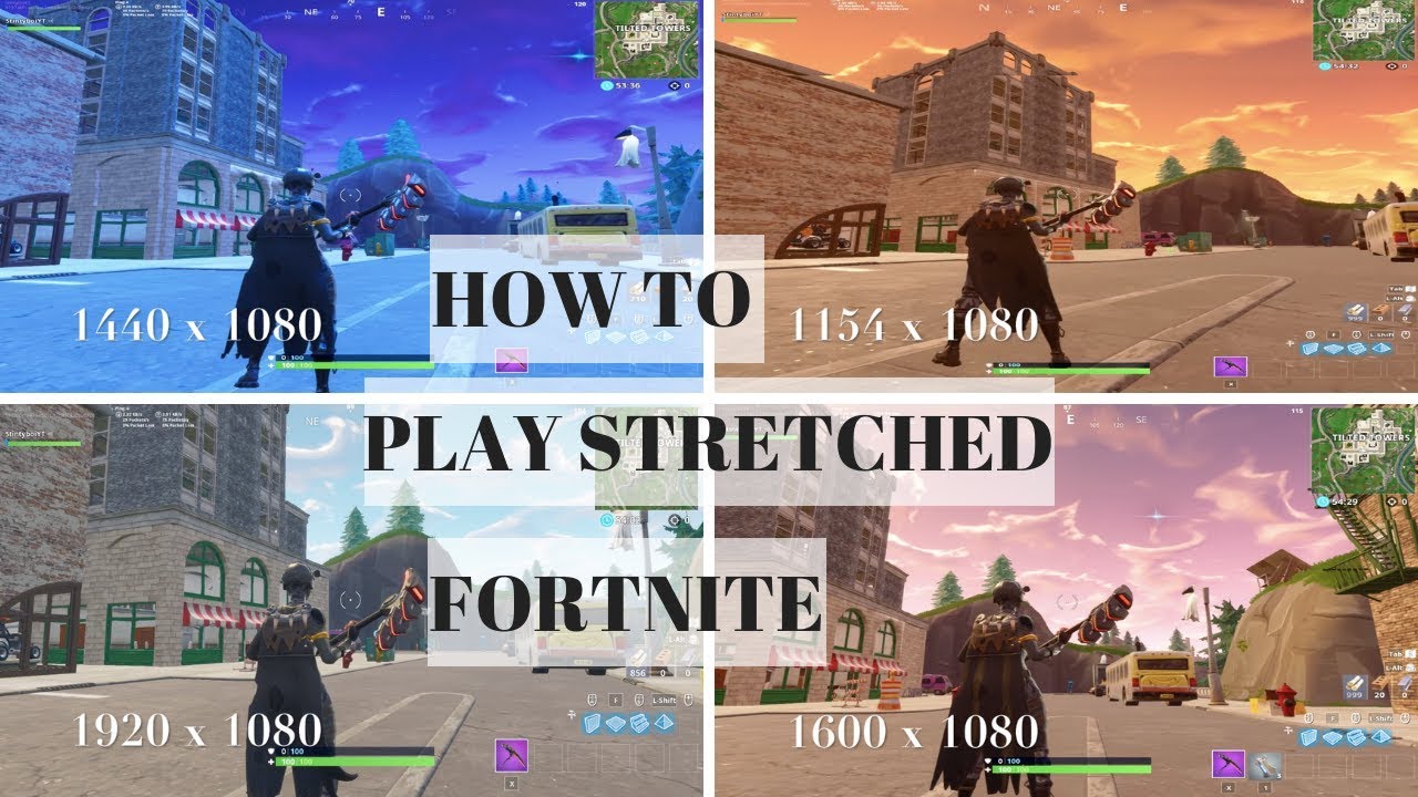 How To Play Stretched Resolution In Fortnite Why People Use It The Different Options Youtube