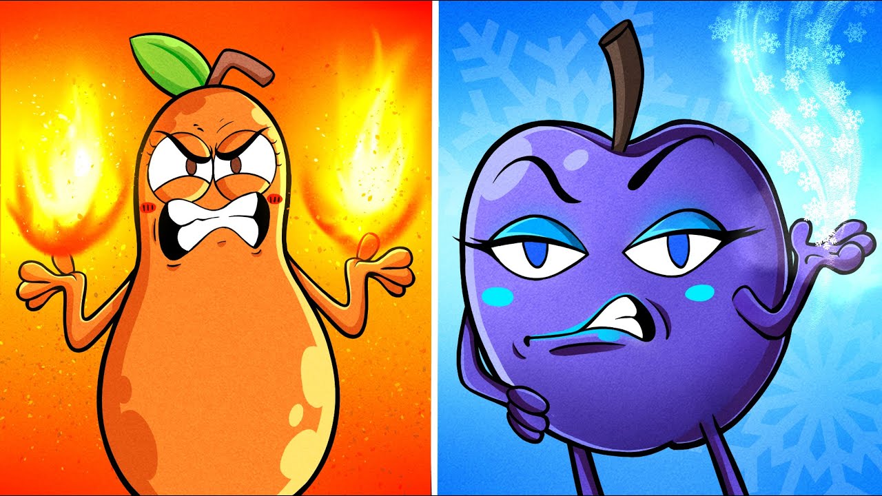 Hot vs Cold || Funny Girls Struggles by Pear Couple