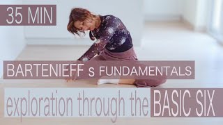 BARTENIEFFs BASIC SIX exploration | bartenieff fundamentals floor work ♡ 35 min somatic work