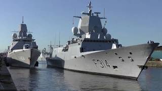 Exercise Joint Warrior 19-1 - warships depart Glasgow