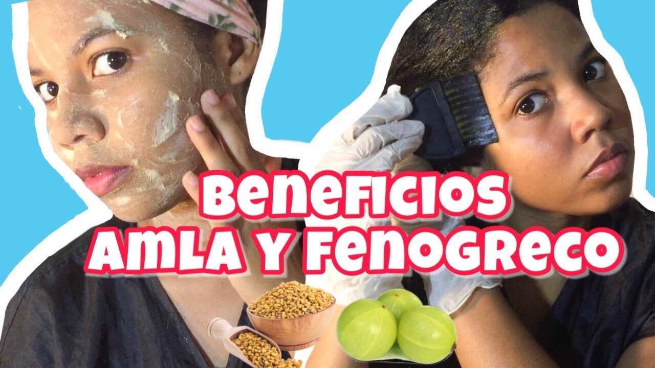 MASCARILLAS DE AMLA Y FENOGRECO, CARA SUAVE Y CABELLO LARGO- Jenn Lebron