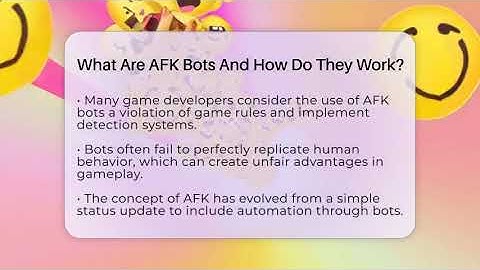 What Are AFK Bots And How Do They Work? - Trend Unwrapper