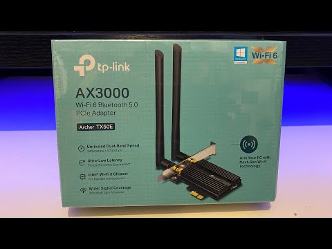 Установка адаптера tp-link AX3000 Wi-Fi 6 Bluetooth 5.0 PCIe | Технологии и инструменты