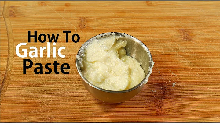 How To Make Garlic Paste Easy Simple