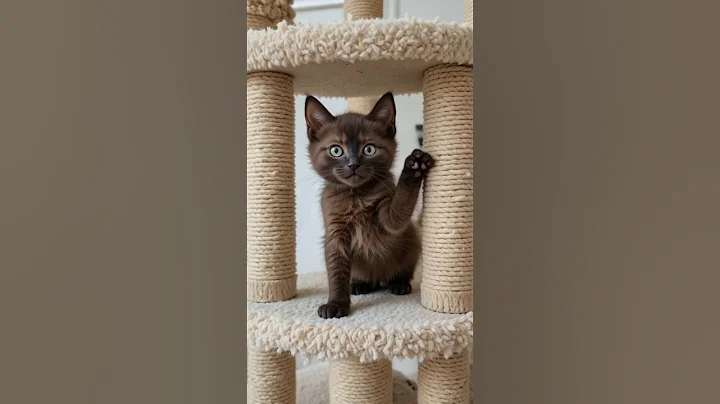 Video 10038501: cute burmese kitten