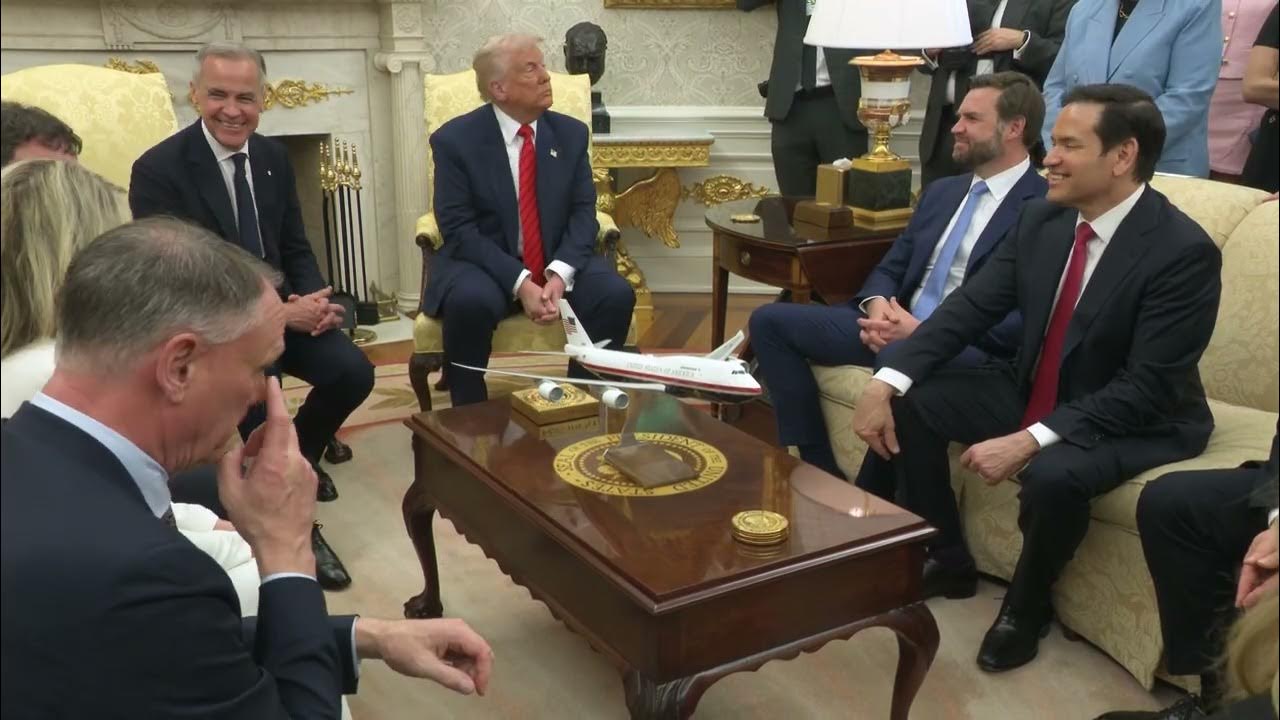 President Trump Participates in a Bilateral Meeting with the Prime Minister of Canada, May 6, 2025 - YouTube