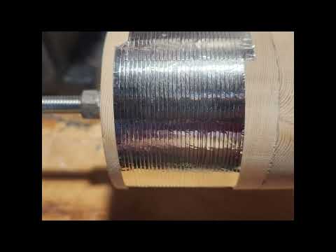 My first try(s) with a homemade tinfoil phonograph.