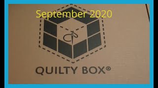 #GetQuilty #unboxing Quilty Box Sept 2020 Unboxing