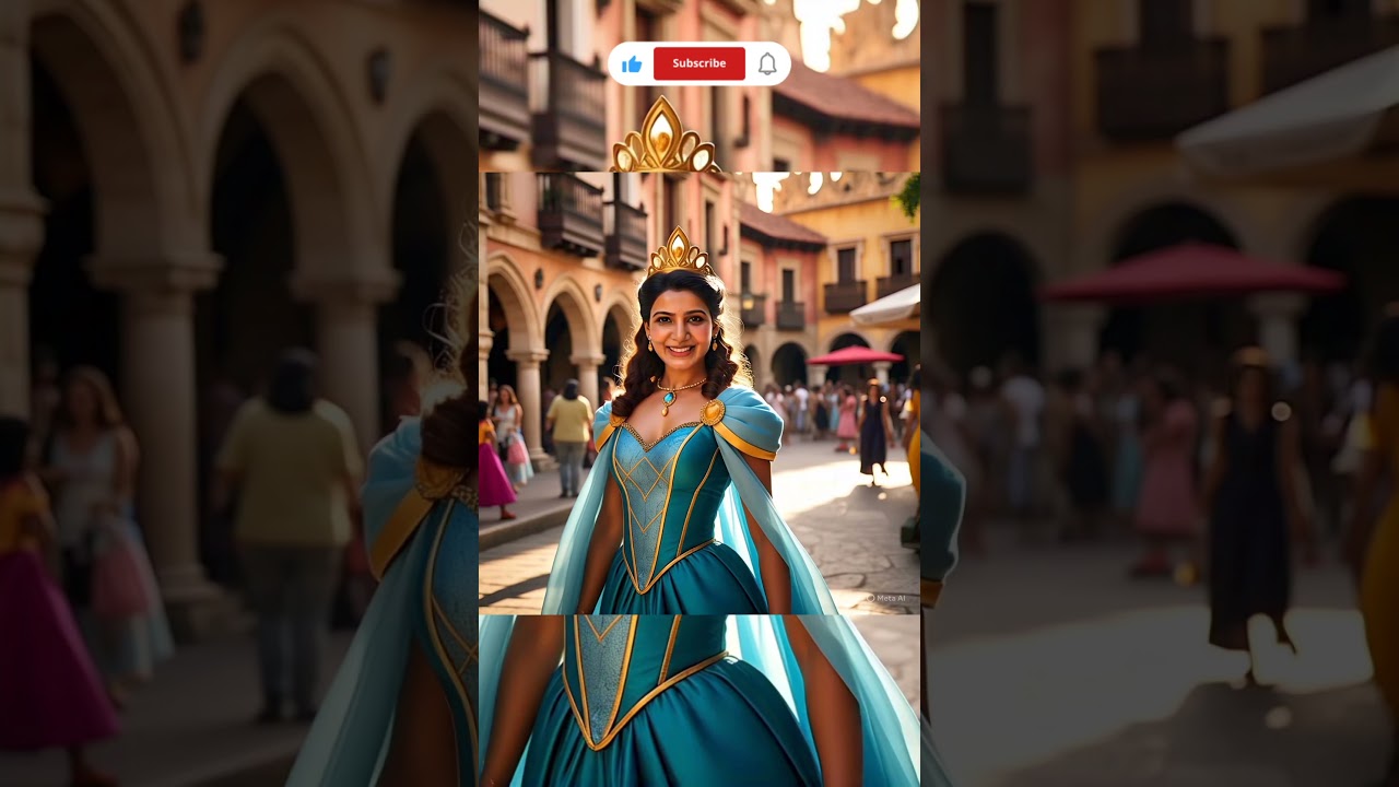 Samantha in disney princesses look💗