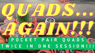 VLOG #6 AGAIN!!!....QUADS TWICE SAME SESSION!!!....BIG POTS IN HOUSTON POKER!!!!!