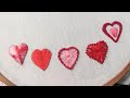 5 Easy Ways to do Beautiful Heart Embroidery for Beginners (Hand Embroidery Work)