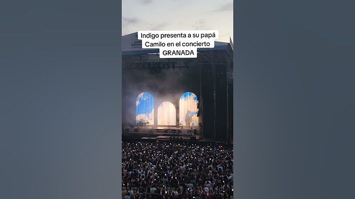 #indigo presenta a #camilo en su show 😍❤️