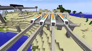 Minecraft Maglev System - Central Station | Real Train Mod