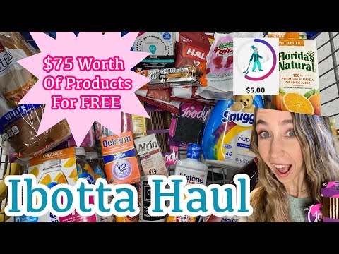 IBOTTA HAUL AT WALMART! $75 WORTH OF PRODUCTS FOR FREE + NEW BONUS