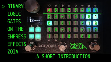 Zoia Tutorial: Binary Logic Gates - Empress Effects Zoia