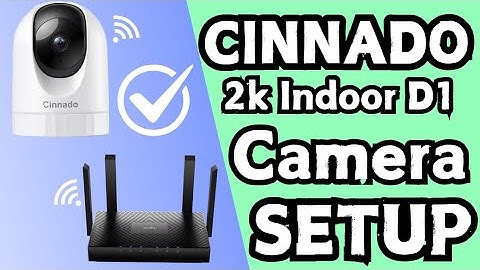 How to setup Cinnado D1 2k Indoor Security Camera Setup Guide | Devicessetup