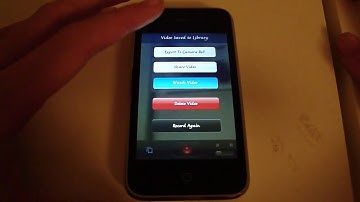 iVideoCamera / The BEST Video Recorder for the iPhone 2G and 3G