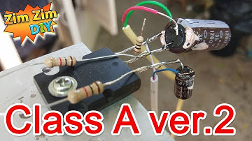 D.I.Y ขยายเสียง Class A Ver.2 (แบบไม่มีไฟบวกไหลเข้าลำโพง)