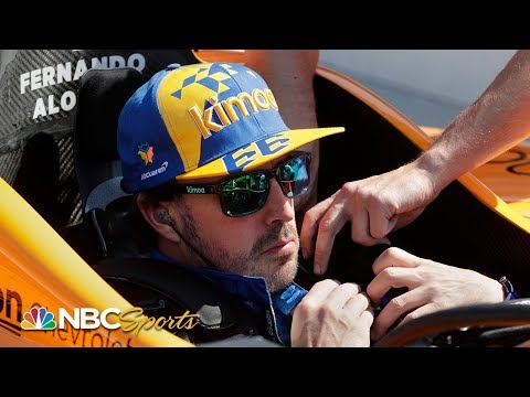 Fernando Alonso wrecks during second day of practice | Indy 500 | Motorsports on NBC