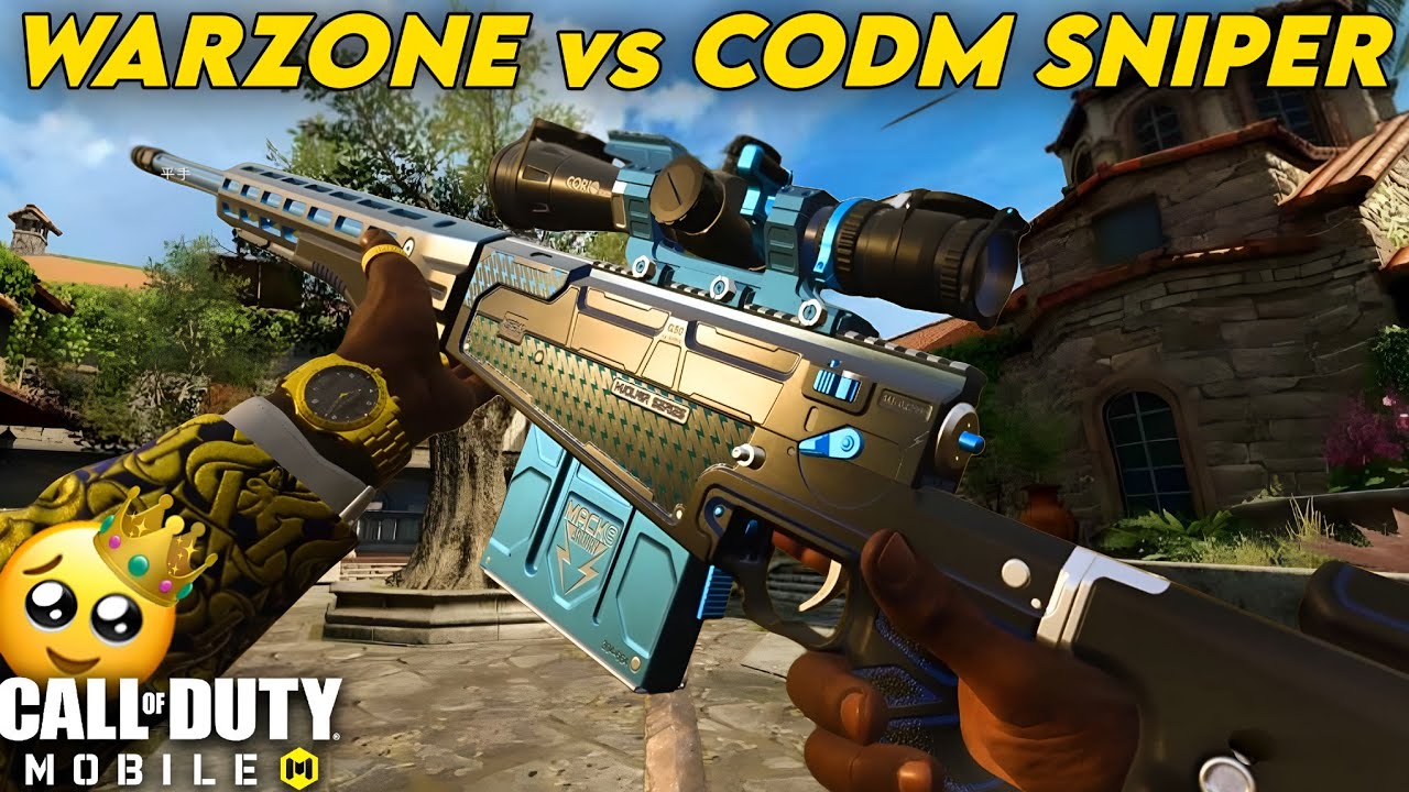 Codm Sniper vs Call Of Duty Warzone   Comparison | Which One Feels Better?