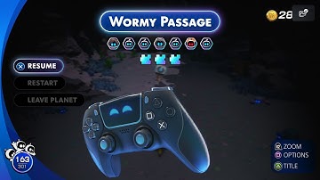 Astro Bot - Wormy Passage - Walkthrough - All Bots & Puzzle Locations