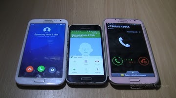 Over the Horizon Incoming call & Outgoing call at the Same Time Samsung S5 mini+2 Note 2 miui+Note 2