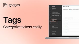 Setting up Tags in Gorgias